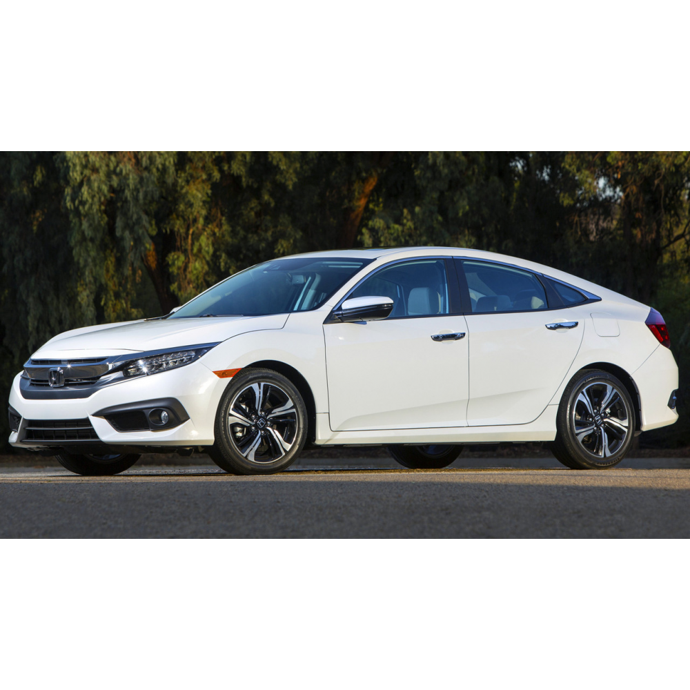 Ветровики с хромом HONDA CIVIC SEDAN 2016- KL-1682