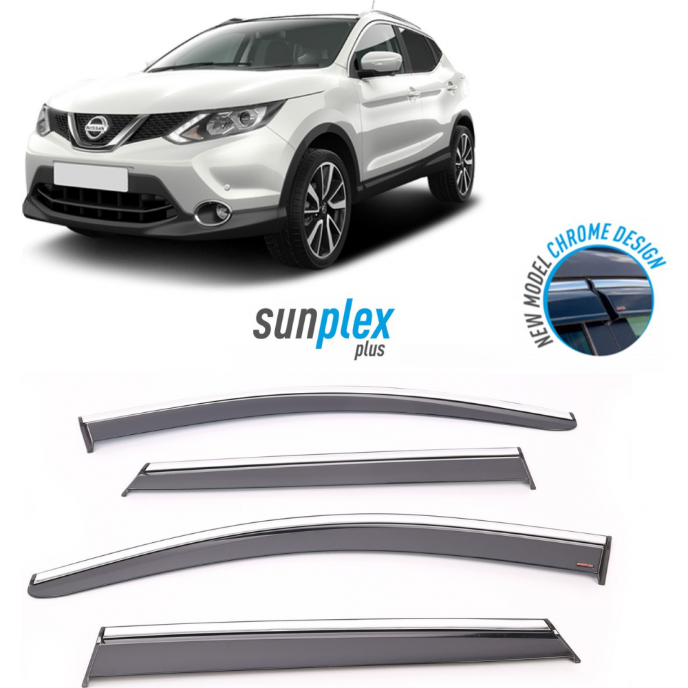 Вітровики для Nissan Qashqai 2015-2021 PLUS-1 017 001