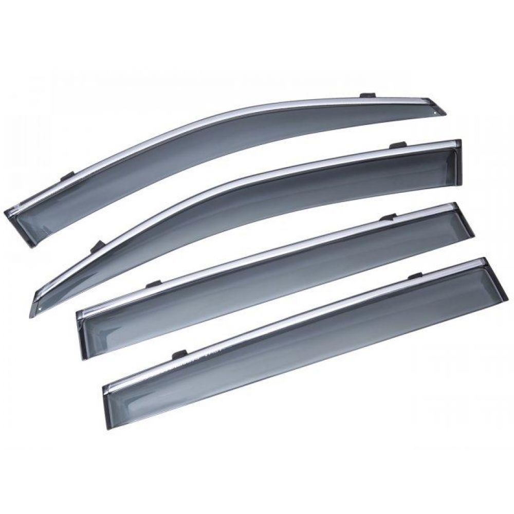 Ветровики с хромом SUN VISORS HAVAL 6 7DCT KL-294