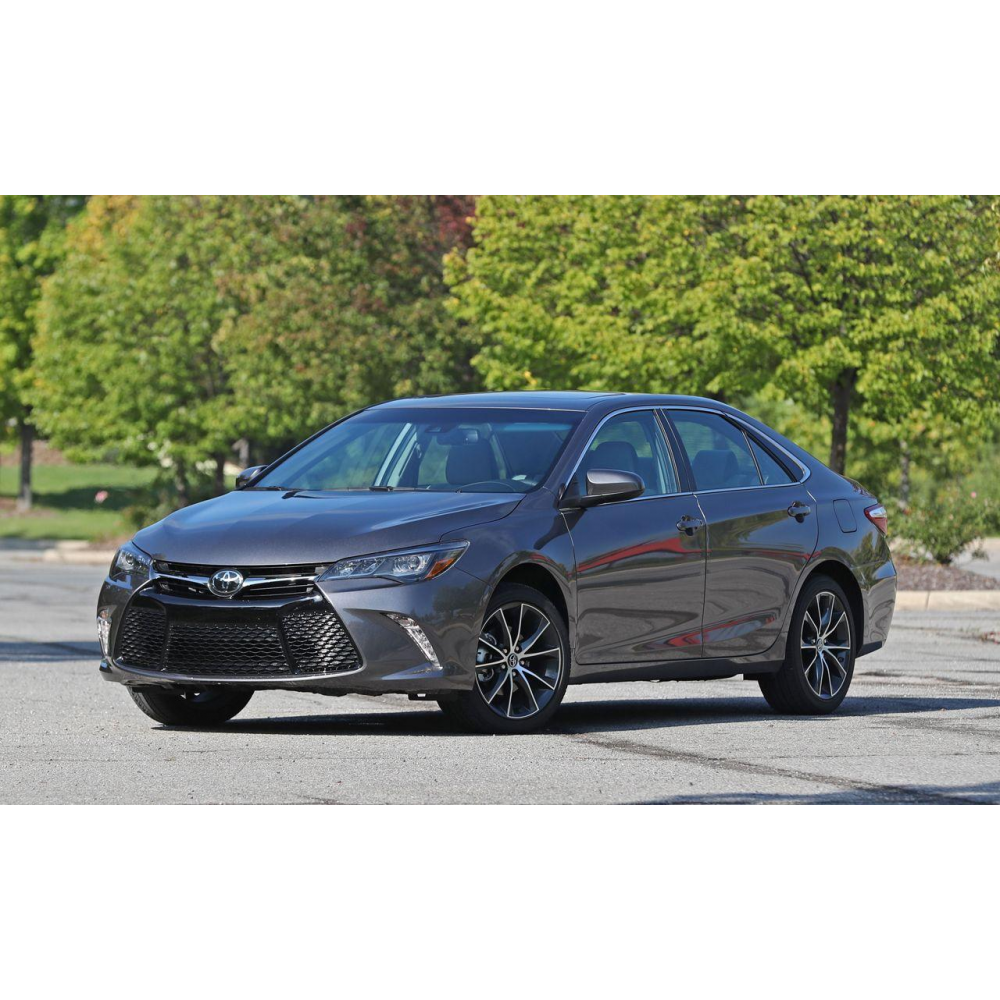 Ветровики с металлической вставкой TOYOTA CAMRY 55 USA 2015- KL-1837 METAL